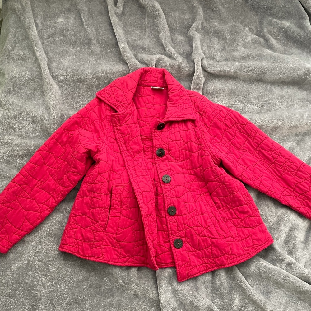 Women’s Red Quilted Coat